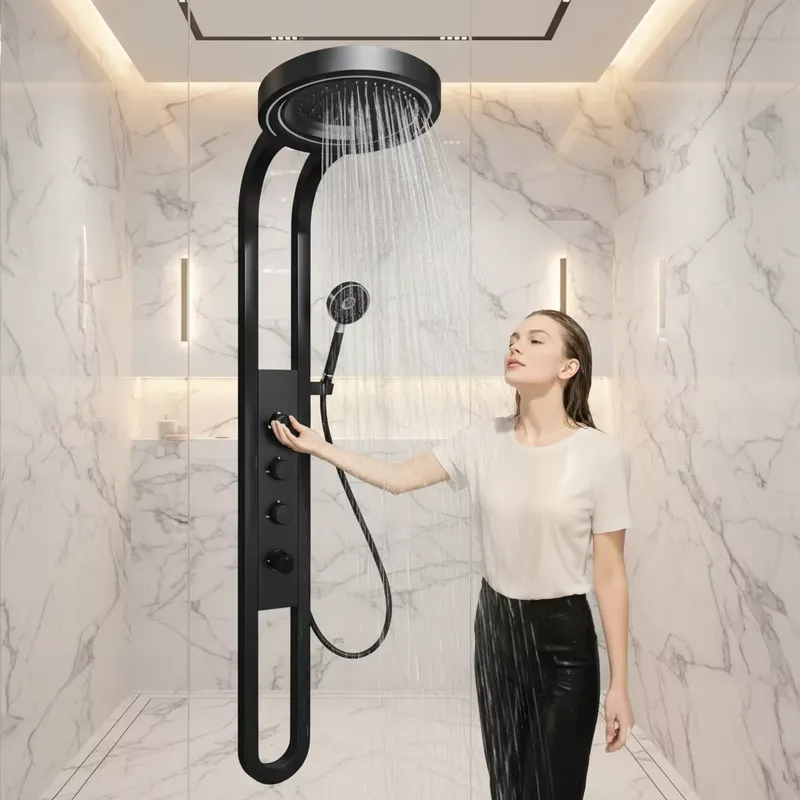 Plumbing - Homedec Shower Panel Waterfall Shower Set