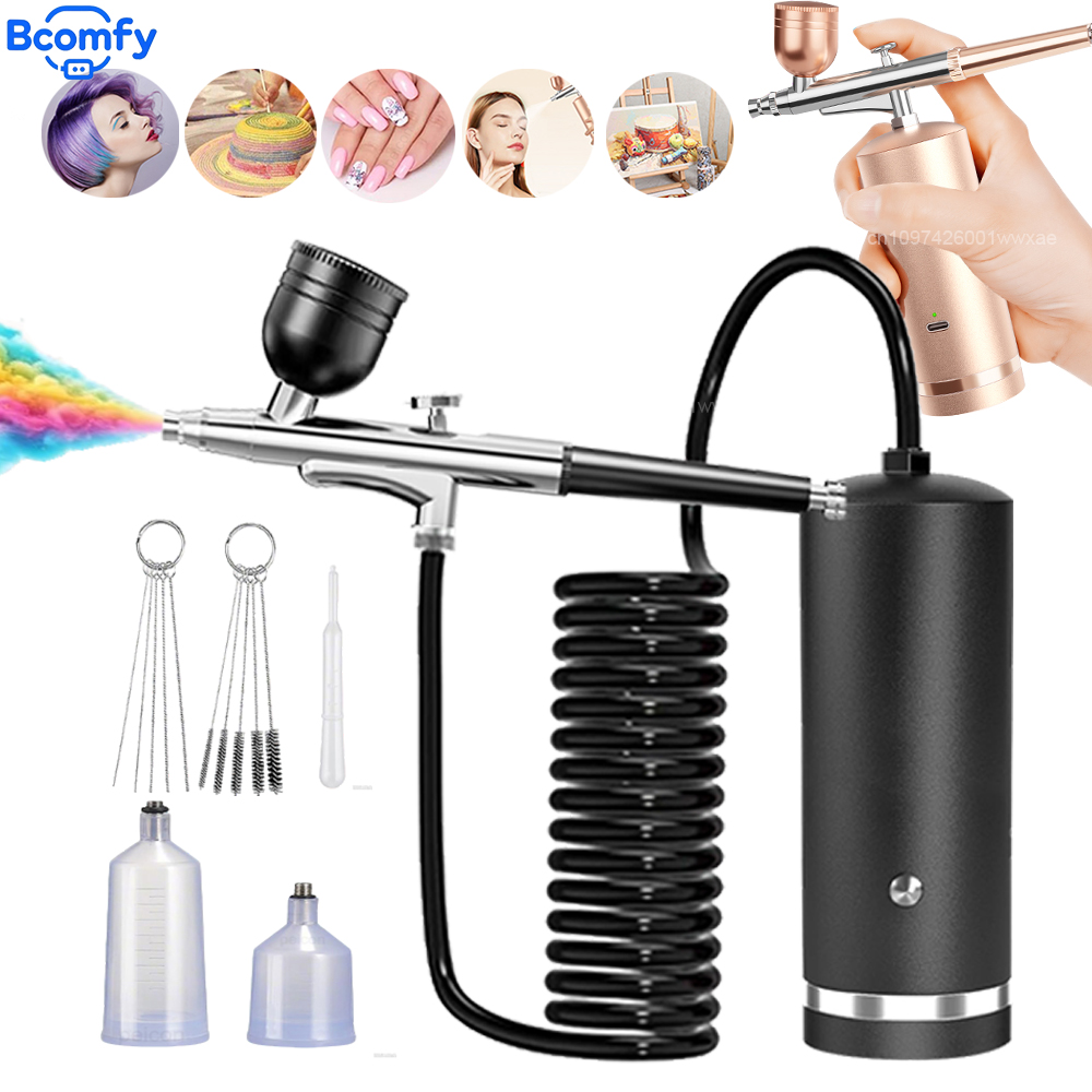 Airbrush with Compressor Recha - Airbrush Kit With Mini Compressor review and price