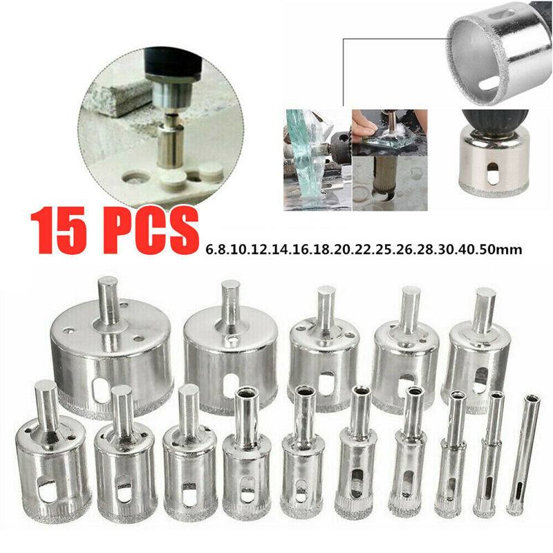 10/15pcs Set Tile drill bit Se - Reciprocating Saw Attachment Drill review and price