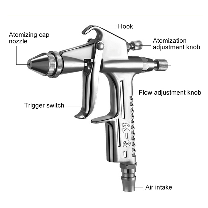 K-3 Mini Paint Air Spray Gun 0 - Airbrush Kit With Mini Compressor review and price