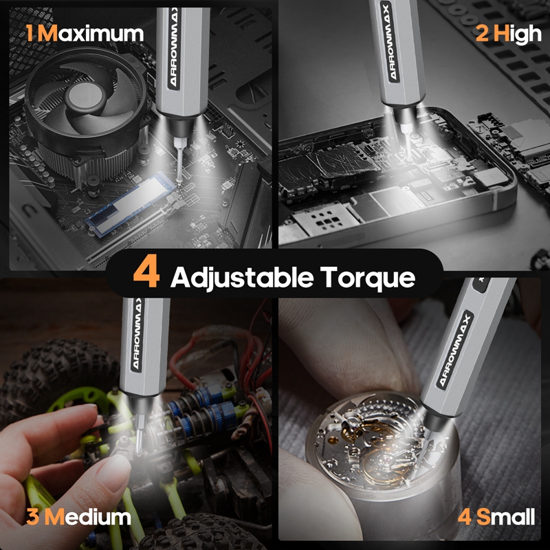 ARROWMAX Precision Electric Sc - Electric Screwdriver Rechargeable Usb review and price