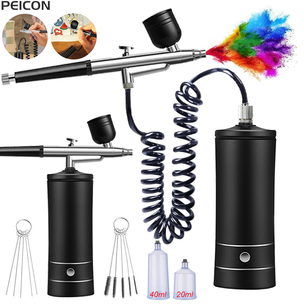 Airbrush with Compressor Porta - Airbrush Kit With Mini Compressor review and price