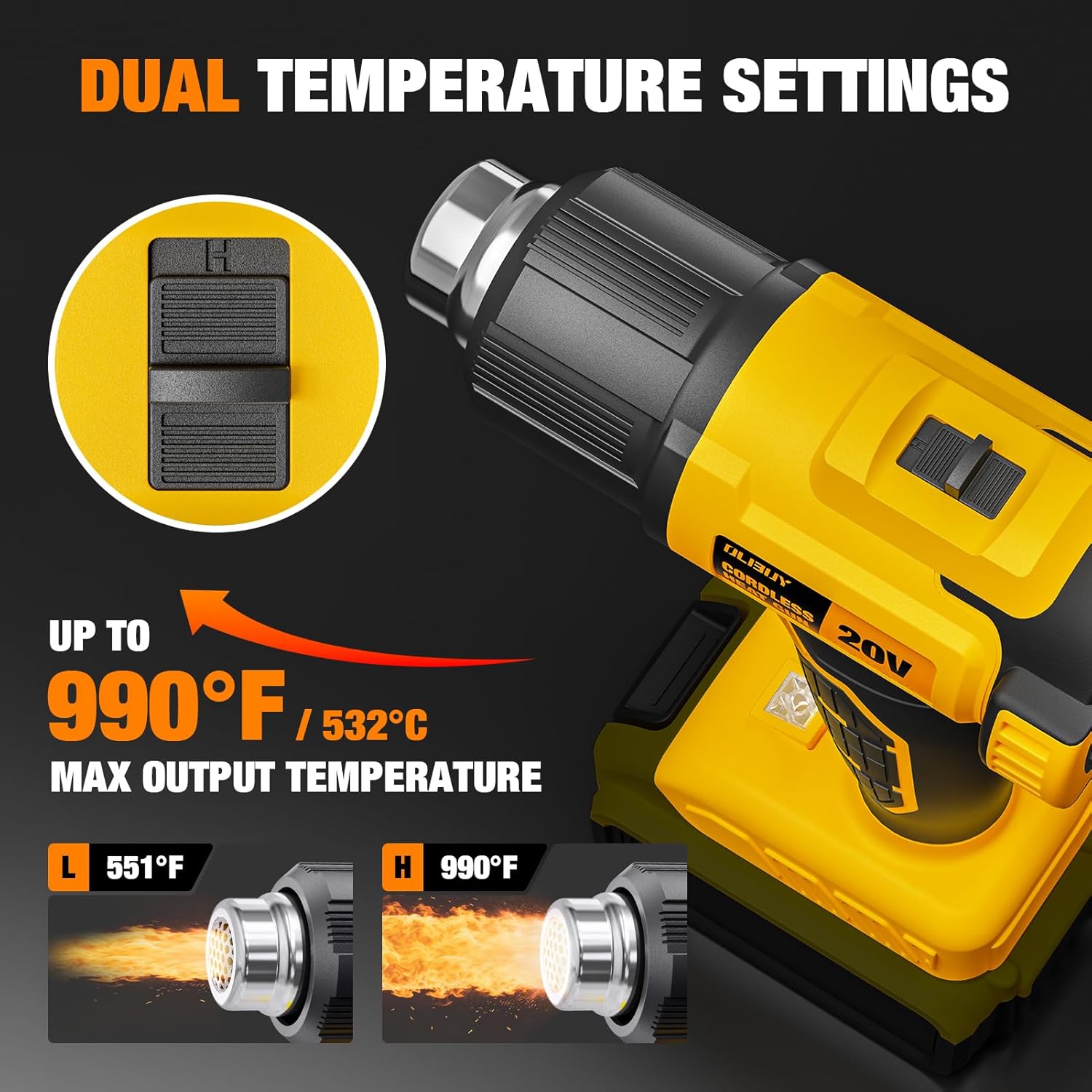 Cordless Heat Gun Compatible w - Cordless Heat Gun For Shrink Tubing review and price